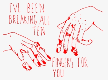 #aesthetic #blood #gore #hand #hands #handdrawn #handwritten - Blood Gore Aesthetic Png, Transparent Png, Free Download