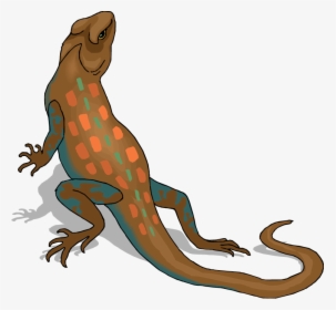 Horned Lizard Png Hd - Clipart Of Lizard, Transparent Png, Free Download