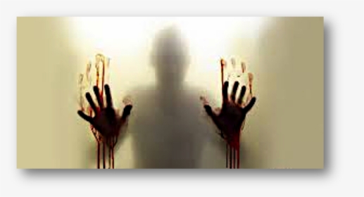 Bloody Hands - Bloody Handprint Walking Dead, HD Png Download, Free Download