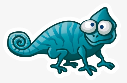 Lizard Chameleons Reptile - Cartoon Lizard Transparent Background, HD Png Download, Free Download