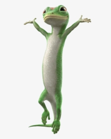 Hd Geico Lizard Png - Geico Gecko Hands Up, Transparent Png, Free Download