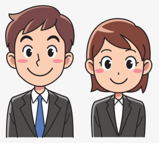 Person Clipart Business Woman - Business Man And Woman Clipart, HD Png Download, Free Download