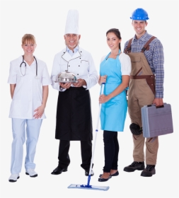 Locations - Group Of People Different Careers, HD Png Download, Free Download
