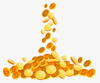 Transparent Hand With Money Png - Falling Gold Coins Png, Png Download, Free Download