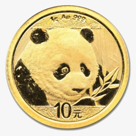 Gold Coin Png Picture - 2018 Chinese Gold Panda, Transparent Png, Free Download