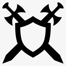 Shield And Swords - Transparent Sword Logo, HD Png Download, Free Download