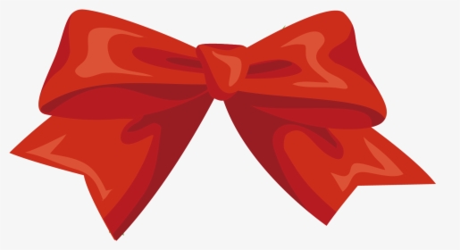 Vector Red Bow Png Download - Transparent Red Ribbon Vector, Png Download, Free Download