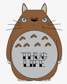 - Totoro Obey Phone Case - Totoro Cut Out, HD Png Download, Free Download