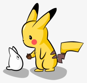Collection Of Free Pikachu Drawing Hugging Download - Totoro Pikachu, HD Png Download, Free Download
