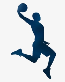 Transparent Basketball Player Silhouette Png - Jumping, Png Download, Free Download