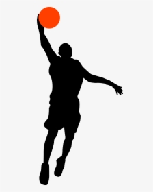 Basketball Player Sport Athlete Sticker - Basketball Lay Up Cartoon, HD Png Download, Free Download
