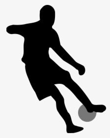 Transparent Basketball Player Silhouette Png - Soccer Player Silhouette No Background, Png Download, Free Download