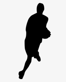 Basketball Player Silhouette Png, Transparent Png, Free Download