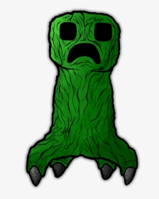 Png Royalty Free Creeper Drawing Realistic - Realistic Minecraft Creeper Drawing, Transparent Png, Free Download