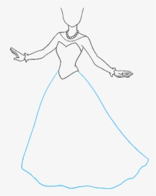 Tiana Drawing Disney Princess Sketch - Princess Cartoon Drawing, HD Png Download, Free Download