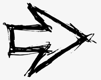 Hand Drawn Arrow - Hand Drawn Arrow Transparent Background, HD Png Download, Free Download