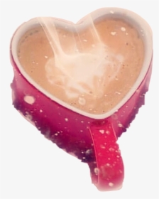 #heartshape #mug #cup #hotdrink #cocoa #steam #coffee - Ice Cream Bar, HD Png Download, Free Download