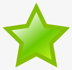 Green Star Clip Art - Empty Star Rating Icon, HD Png Download, Free Download