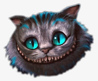 #cheshirecat #alice In Wonderland #blue #disney #cute - Imagenes Del Gato Sonriente, HD Png Download, Free Download