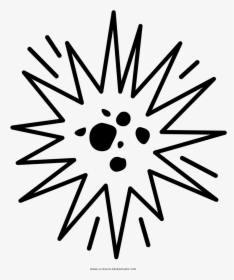 Explosions Coloring Page - Star Comic Png, Transparent Png, Free Download