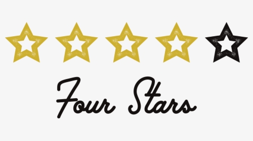 Four Out Of Five Stars , Png Download - Four Stars Out Of Five, Transparent Png, Free Download