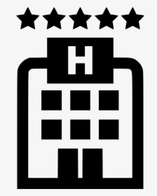 Five Stars Hotel - Five Star Transparent Hotel Icon, HD Png Download, Free Download