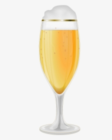 Beer In A Champagne Glass, HD Png Download, Free Download