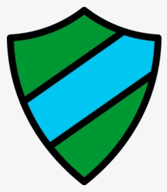 Emblem Icon Dark Green-light Blue - Black And Purple Shield, HD Png Download, Free Download