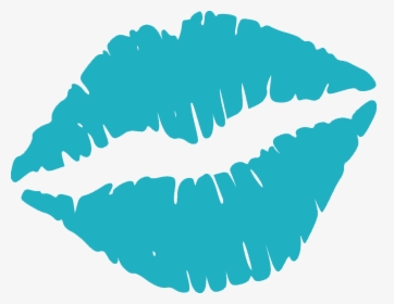 A Teal Icon Of Kissing Lips - Kissin Kate Barlow Kiss, HD Png Download, Free Download