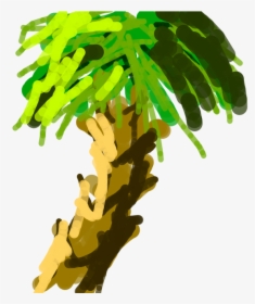 Leaf Tree Plant Botany Flower - Palm Tree, HD Png Download, Free Download