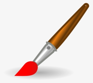 Paint Brush Clipart Vector Clip Online - Brush Tool In Paint, HD Png Download, Free Download