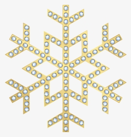 Gold Snowflake Png Transparent, Png Download, Free Download