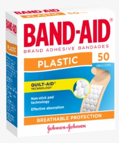 Band-aid Plastic Strips - Band Aid 50 Strips, HD Png Download, Free Download