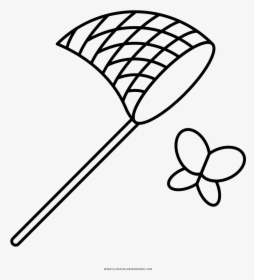 Butterfly Net Coloring Page Ultra Coloring Pages - Net Images For Colouring, HD Png Download, Free Download