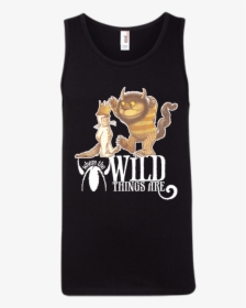 Where The Wild Things Are 1 100% Ringspun Cotton Tank - Sleeveless Shirt, HD Png Download, Free Download