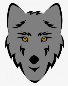 Large Size Of Cute Wolf Face Drawing Howling - Easy Wolf Head Drawing, HD Png Download, Free Download