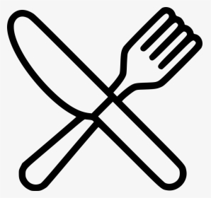 Fork Knife Food Restaurant Lunch Cutlery - Imagenes De Cubiertos Para Colorear, HD Png Download, Free Download