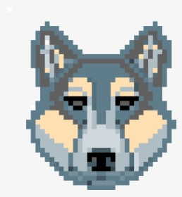 Wolf Head Pixel Art, HD Png Download, Free Download