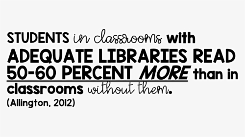 Fact About Classroom Libraries, HD Png Download, Free Download