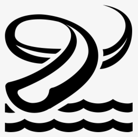 Park Icon Free - Water Slide Clipart Black And White, HD Png Download, Free Download