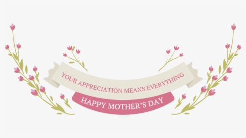 Transparent Banner Happy Mothers Day Banner, HD Png Download, Free Download