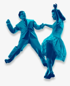 Vintage Swing Dancers - Dance Music Wallpaper Png, Transparent Png, Free Download