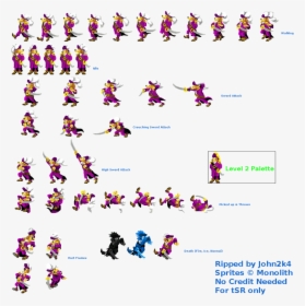 Captainclaw Enemies Officerf ] - Cartoon, HD Png Download, Free Download