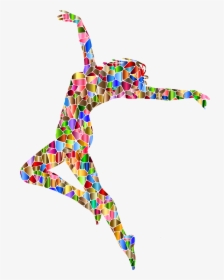 Girl Dance Png Clipart - Woman Silhouette Abstract Png, Transparent Png, Free Download