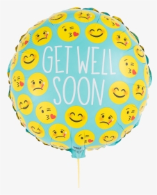 Transparent Balloon Emoji Png - Transparent Get Well Balloon Png, Png Download, Free Download