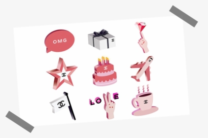 Chanel’s Très Chic Emojis - Emoji Chanel, HD Png Download, Free Download