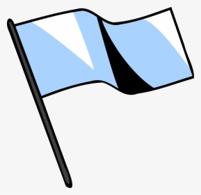 Banner Flag Blue - White Flag Transparent Background, HD Png Download, Free Download