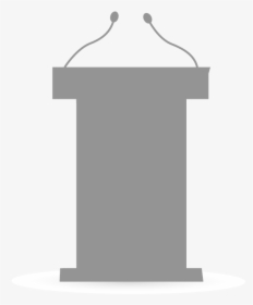 Politics Person Standing Before Mic Png Download - Podium Png Transparent, Png Download, Free Download