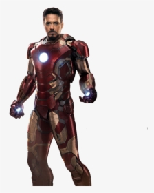 Captain America Iron Man Ultron Clip Art - Iron Man No Helmet, HD Png Download, Free Download
