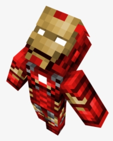 Iron Man Minecraft Skin Png, Transparent Png, Free Download